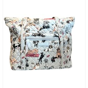 Vera Bradley Dog Show Medium Handbag/Tote